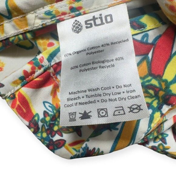 Stio Curtis Camp Floral Snap Shirt Women's Small - Picture 4 of 5